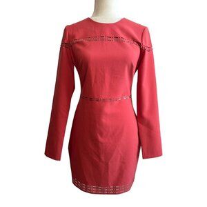 Likely Solace Mini Dress NWT $228 Eyelet Accent Bittersweet Orange Women's Sz 6